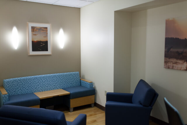 Congenital heart center waiting room