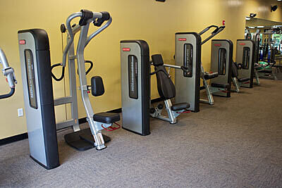 fitness center weight machines