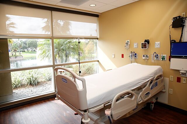 Leesburg Hospital patient bed