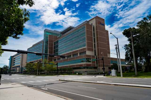 UF Health Shands Cancer Hospital exterior