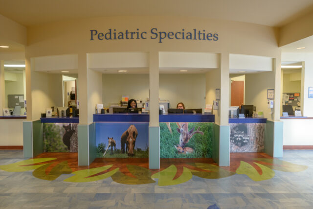 Pediatric Specialties Medical Plaza front desk