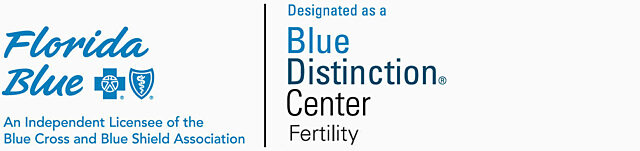Florida Blue Distinction Center Fertility badge