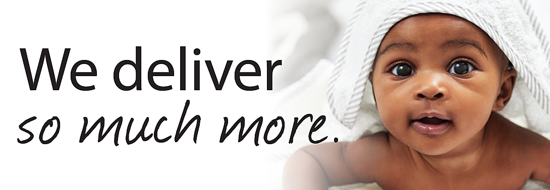 Newborn and the "We deliver so much more" message