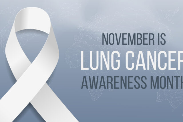 Lung Cancer Awareness Month banner
