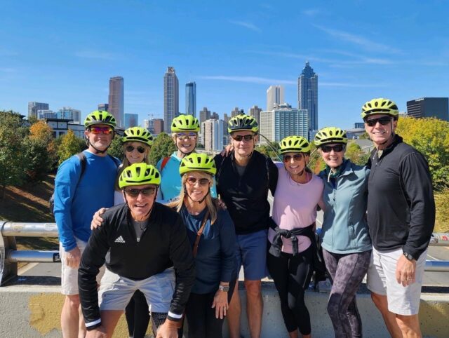David, Karen and their friends enjoy staying active together and exploring Jacksonville.