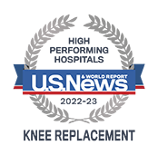USNWR High Performance Hospitals, Knee Replacement - 2022-2023