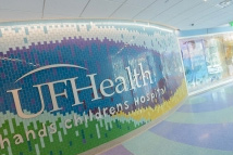 Entrance of UF Health Shands Children's Hospital