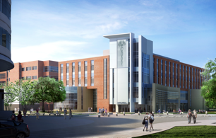 Sketch of new Medical Education Building