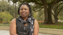 Mavis Agbandje-McKenna, Ph.D., a professor in the University of Florida College of Medicine department of biochemistry and molecular biology and director of the Center for Structural Biology.