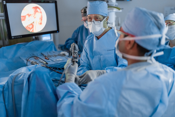 Steven Roper, MD performs endoscopic surgery
