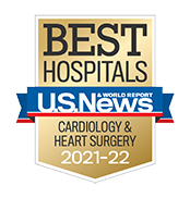 U.S. News & World Report Cardiology Badge