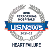 U.S. News & World Report High Performing Badge - Heart Failure