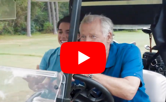 Grandpa needed a joint replacement to help get his golf game back on par. Learn more about his experience with our joint replacement team here.