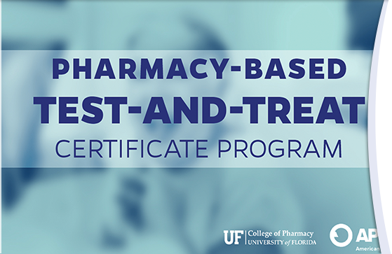 Pharmacy based test and treat certificate graphic